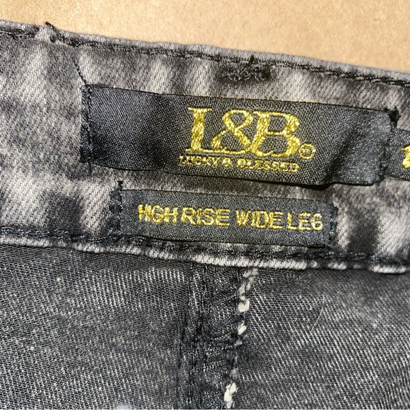 L&B Lucky & Blessed High Rise Wide Leg Size 18 - Picture 2 of 8